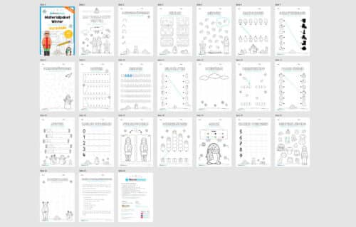 Materialpaket Winter: Vorschule (Überblick)