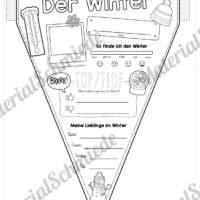 Wimpel / Wimpelkette zum Winter