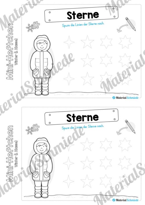 Mini-Heft: Winter 1. Klasse (Vorschau 02)