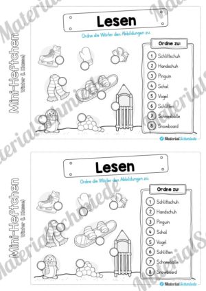 Mini-Heft: Winter 1. Klasse (Vorschau 04)