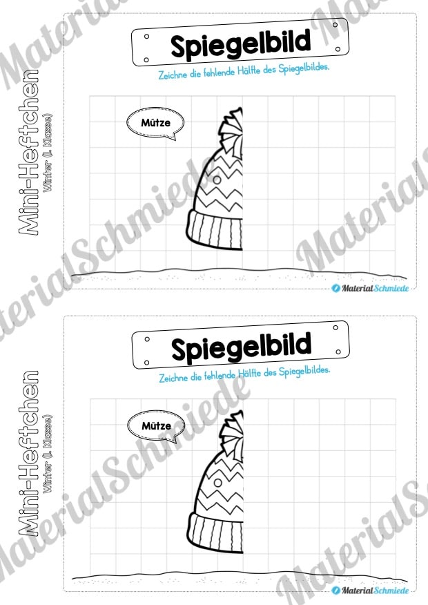 Mini-Heft: Winter 1. Klasse (Vorschau 07)