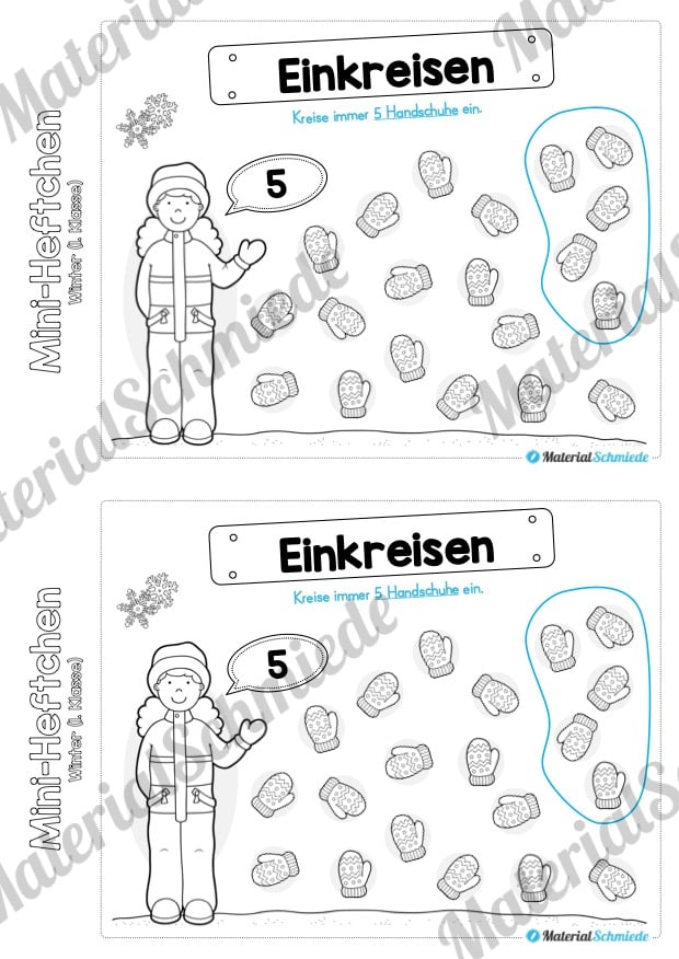 Mini-Heft: Winter 1. Klasse (Vorschau 08)