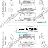 Mini-Heft: Winter 1. Klasse (Vorschau 12)