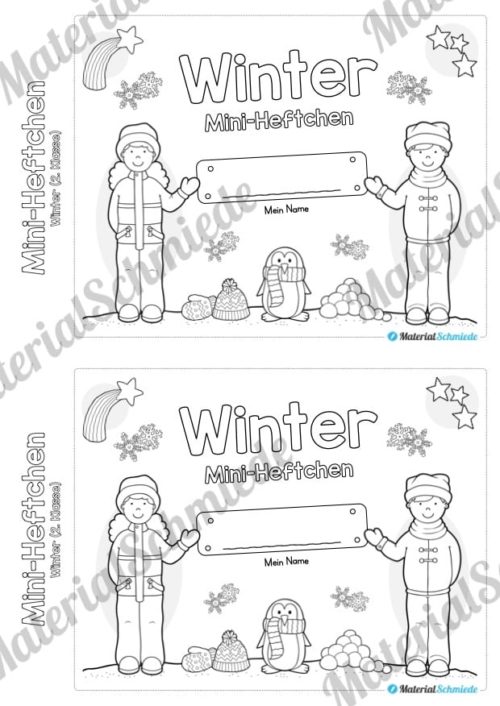 Mini-Heft: Winter 2. Klasse (Vorschau 01)