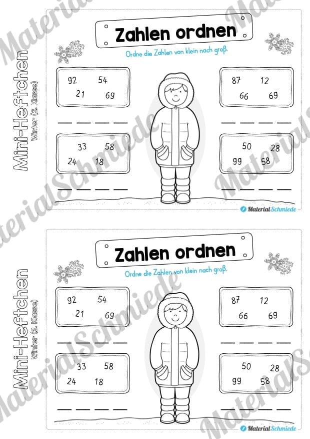Mini-Heft: Winter 2. Klasse (Vorschau 04)