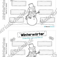 Mini-Heft: Winter 2. Klasse (Vorschau 05)