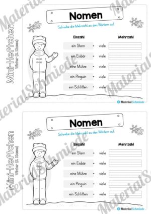 Mini-Heft: Winter 2. Klasse (Vorschau 17)