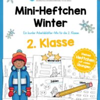 Mini-Heft: Winter 2. Klasse (25 Arbeitsblätter)