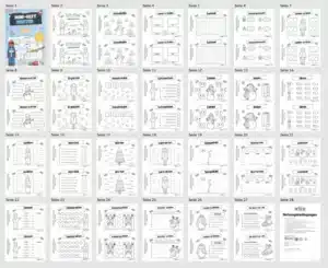 Mini-Heft: Winter – 2. Klasse (25 Arbeitsblätter) – Überblick Mini-Heft: Winter – 2. Klasse (25 Arbeitsblätter) – Überblick