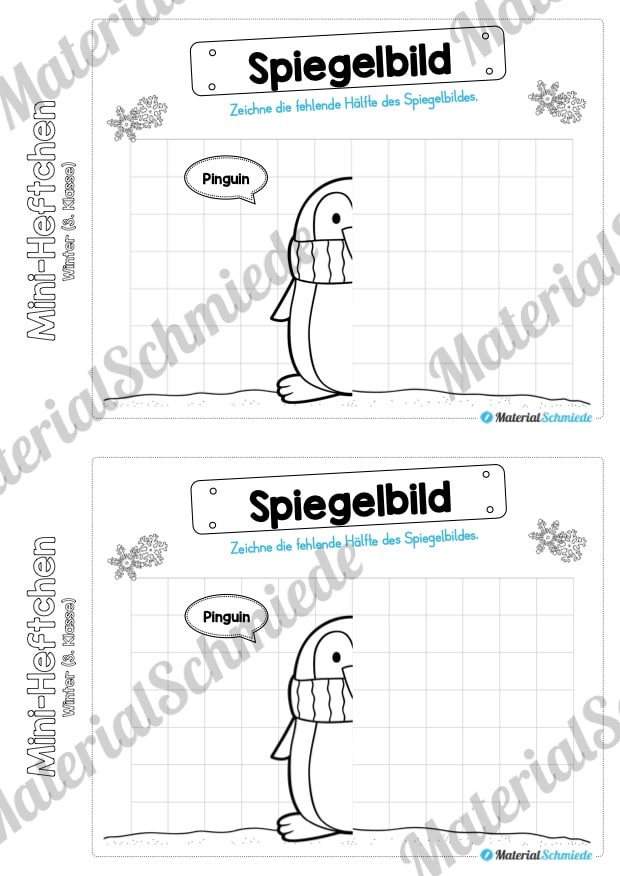 Mini-Heft: Winter 3. Klasse (Vorschau 05)