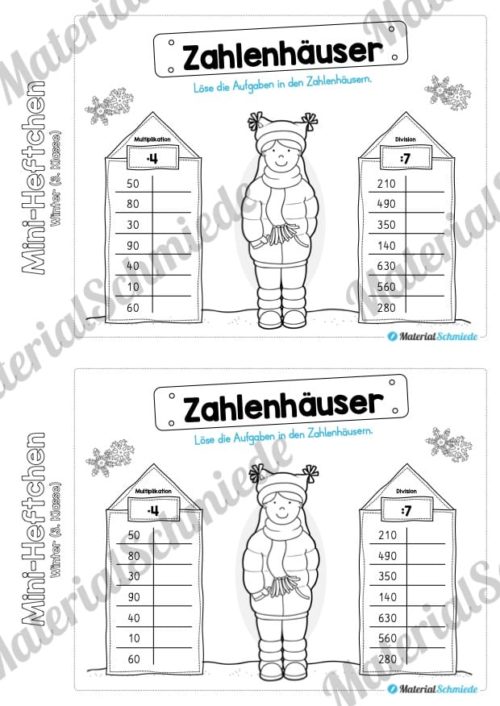 Mini-Heft: Winter 3. Klasse (Vorschau 07)