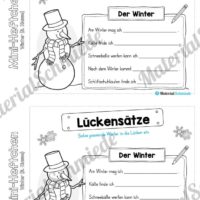 Mini-Heft: Winter 3. Klasse (Vorschau 08)