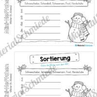 Mini-Heft: Winter 4. Klasse (Vorschau 04)