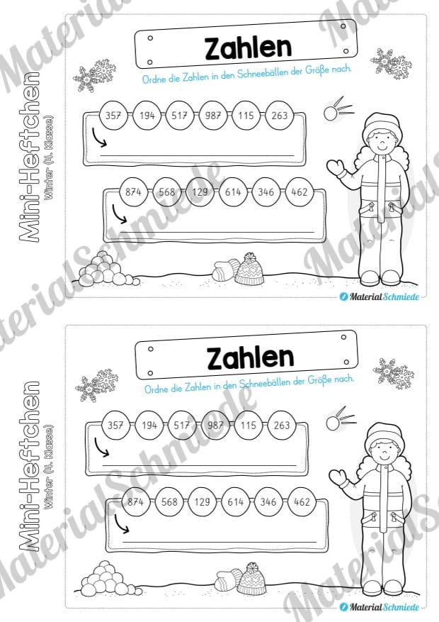 Mini-Heft: Winter 4. Klasse (Vorschau 08)