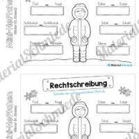 Mini-Heft: Winter 4. Klasse (Vorschau 10)