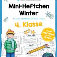 Mini-Heft: Winter - 4. Klasse (25 Arbeitsblätter) [Digital]