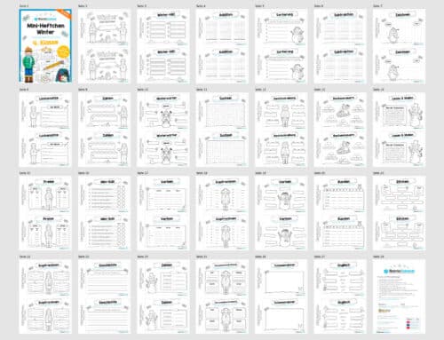 Mini-Heft: Winter 4. Klasse (Überblick)