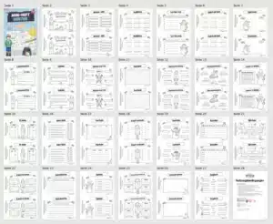Mini-Heft: Winter – 4. Klasse (25 Arbeitsblätter) – Überblick