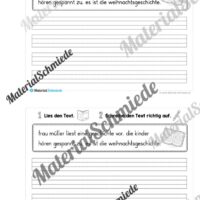 Mini-Heft: 10 Abschreibtexte zur Groß- und Kleinschreibung Thema Winter (Vorschau 05)