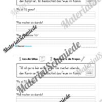 Mini-Heft: Lesetexte Winter (Vorschau 10)