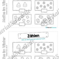Mini-Heft: Mathe im Winter (Zahlenraum bis 10) - Vorschau 03
