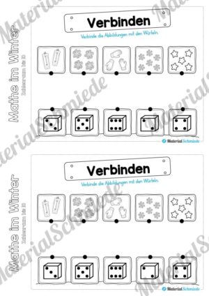 Mini-Heft: Mathe im Winter (Zahlenraum bis 10) – Vorschau 06