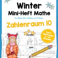 Mini-Heft: Mathe im Winter (Zahlenraum bis 10)