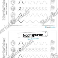 Mini-Heft: Winter Vorschule - 20 Arbeitsblätter (Vorschau 02)