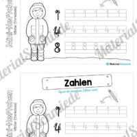 Mini-Heft: Winter Vorschule - 20 Arbeitsblätter (Vorschau 06)