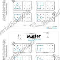 Mini-Heft: Winter Vorschule - 20 Arbeitsblätter (Vorschau 09)
