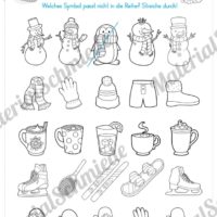 15 Rätsel zum Winter (Logische Reihen)