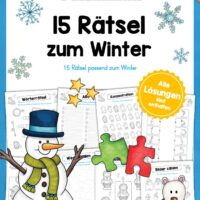 15 Rätsel zum Winter
