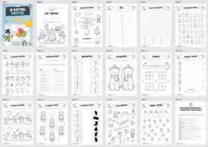 15 Rätsel zum Winter (1. & 2. Klasse) – Überblick