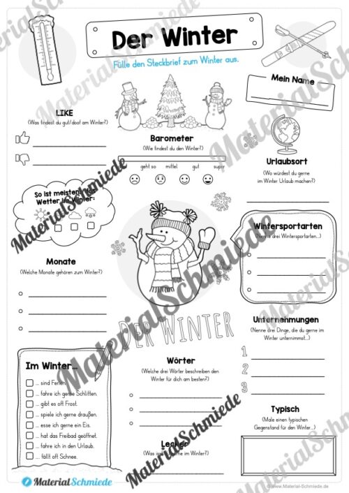 12 Steckbriefe zum Winter (Vorschau 06)
