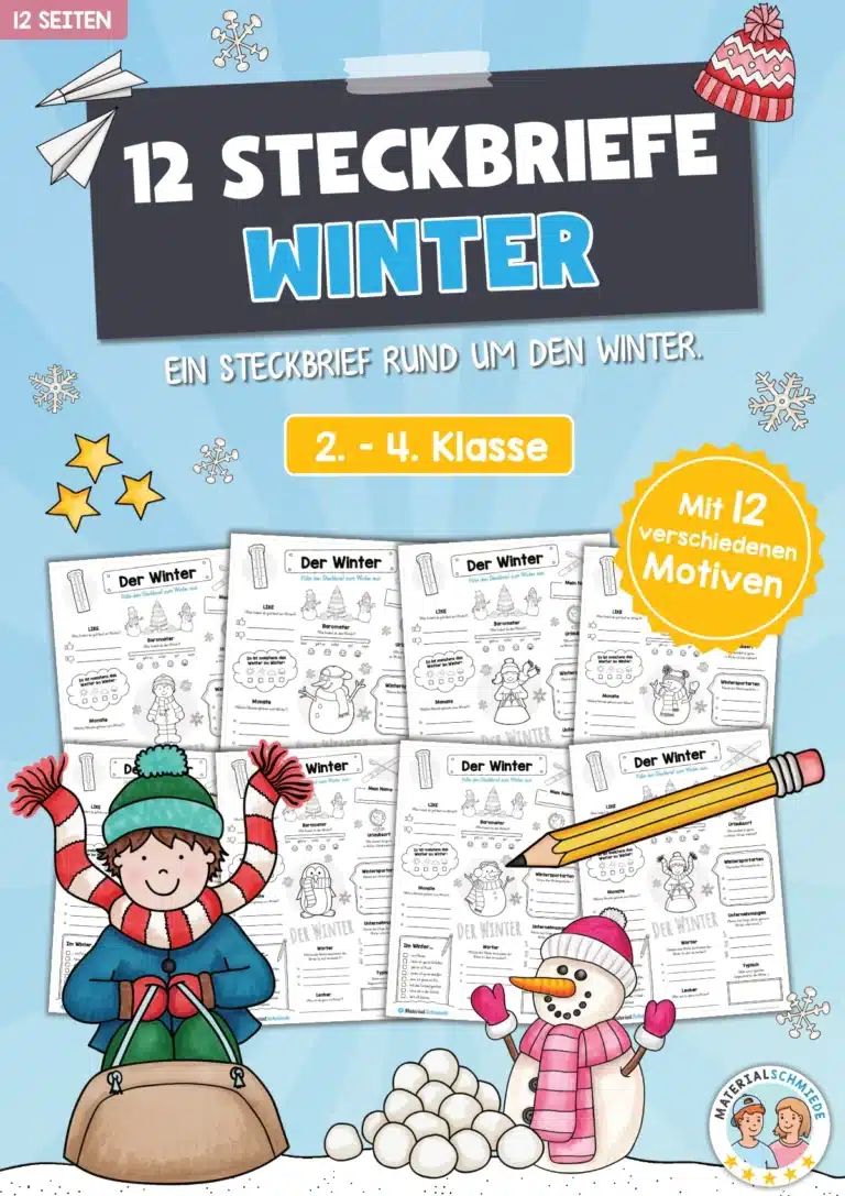 12 Steckbriefe zum Winter