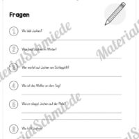 4 Wintergeschichten mit Aufgaben (Mit dem Snowboard auf die Piste - Fragen)