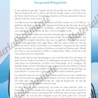 4 Wintergeschichten mit Aufgaben (Das Loch im Eis)