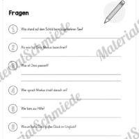 4 Wintergeschichten mit Aufgaben (Das Loch im Eis - Fragen)