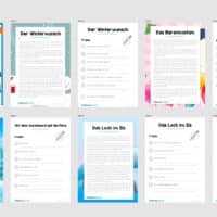 4 Wintergeschichten mit Aufgaben (Überblick)