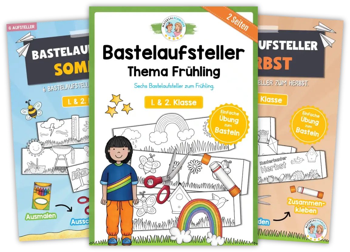 Unterrichtsmaterial Basteln - Arbeitsblätter und Vorlagen (Vorschule & 1. - 4. Klasse)