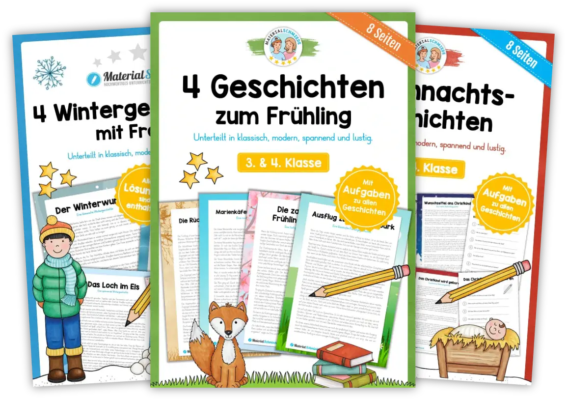 Unterrichtsmaterial zu Kurzgeschichten (Deutsch 3. & 4. Klasse)