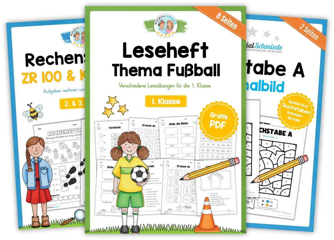 Unterrichtsmaterial Vertretungsstunden - Direkt einsetzbar, ohne Vorbereitungszeit (Vorschule, 1. - 4. Klasse)