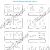 20 Mathe Übungen 1. Klasse (Plusrechnen)
