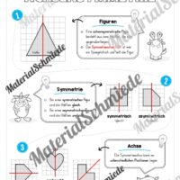 Achsensymmetrie: Arbeitsheft (Arbeitsblatt 02)