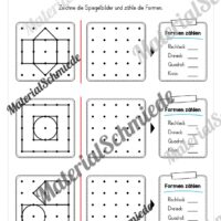 Achsensymmetrie: Arbeitsheft (Arbeitsblatt 08)