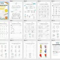 Achsensymmetrie: Arbeitsheft (13 Seiten) - Überblick