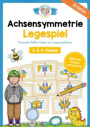 Achsensymmetrie Legespiel (20 Karten) Achsensymmetrie Legespiel (20 Karten)