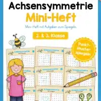Achsensymmetrie: Punkt-Muster spiegeln (Mini-Heft)