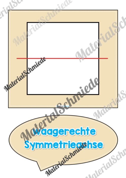 Achsensymmetrie Tafelmaterial (Arbeitsblatt 02)