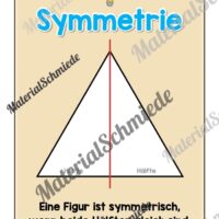 Achsensymmetrie Tafelmaterial (Arbeitsblatt 06)